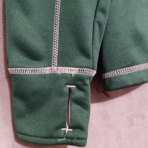 Michigan State Spartans Colosseum Hooded Half Zip Pullover Jacket - Picture 6 of 6